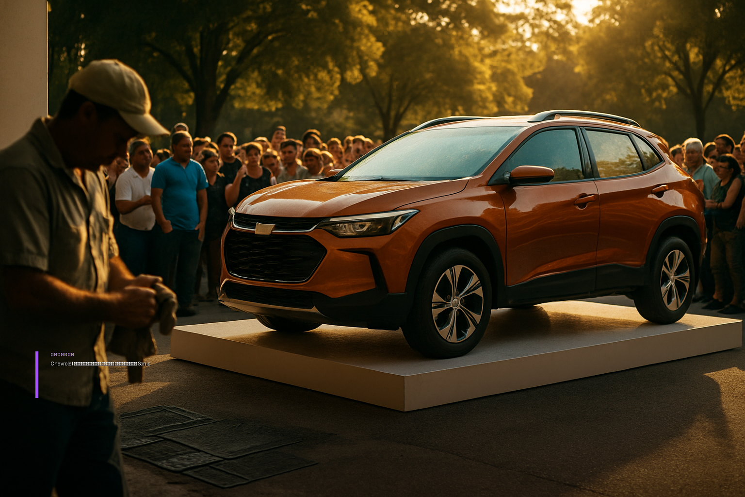 Chevrolet представила кроссовер Sonic на базе Onix с двумя версиями