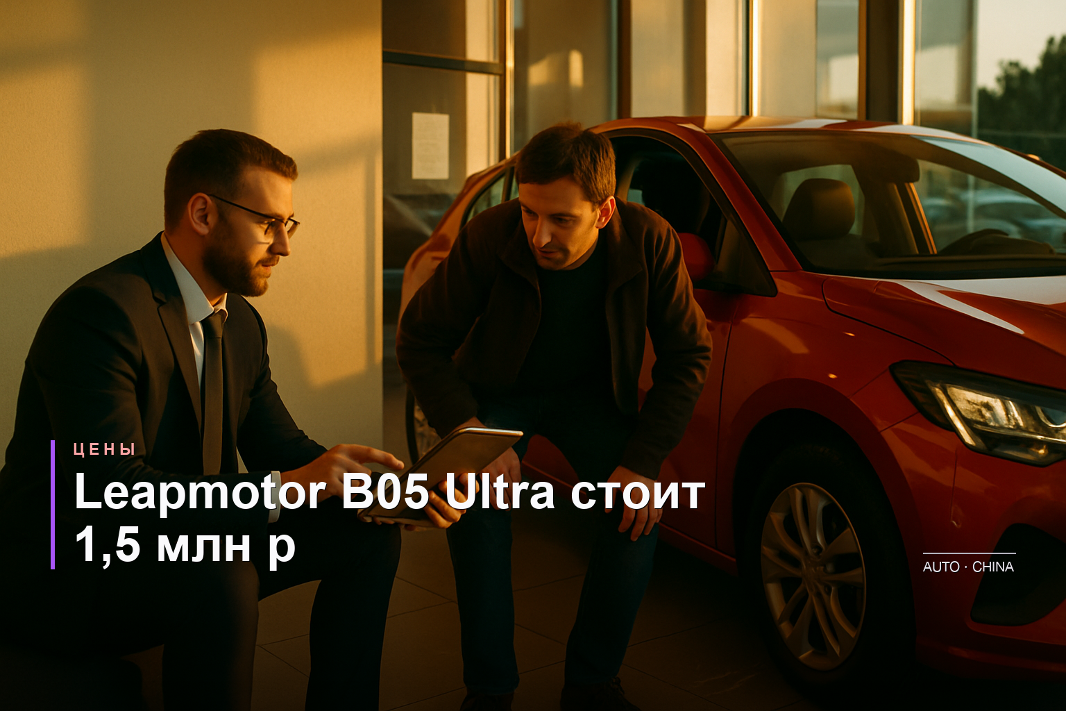 Leapmotor B05 Ultra представлен в Китае по цене от 1,5 млн ₽