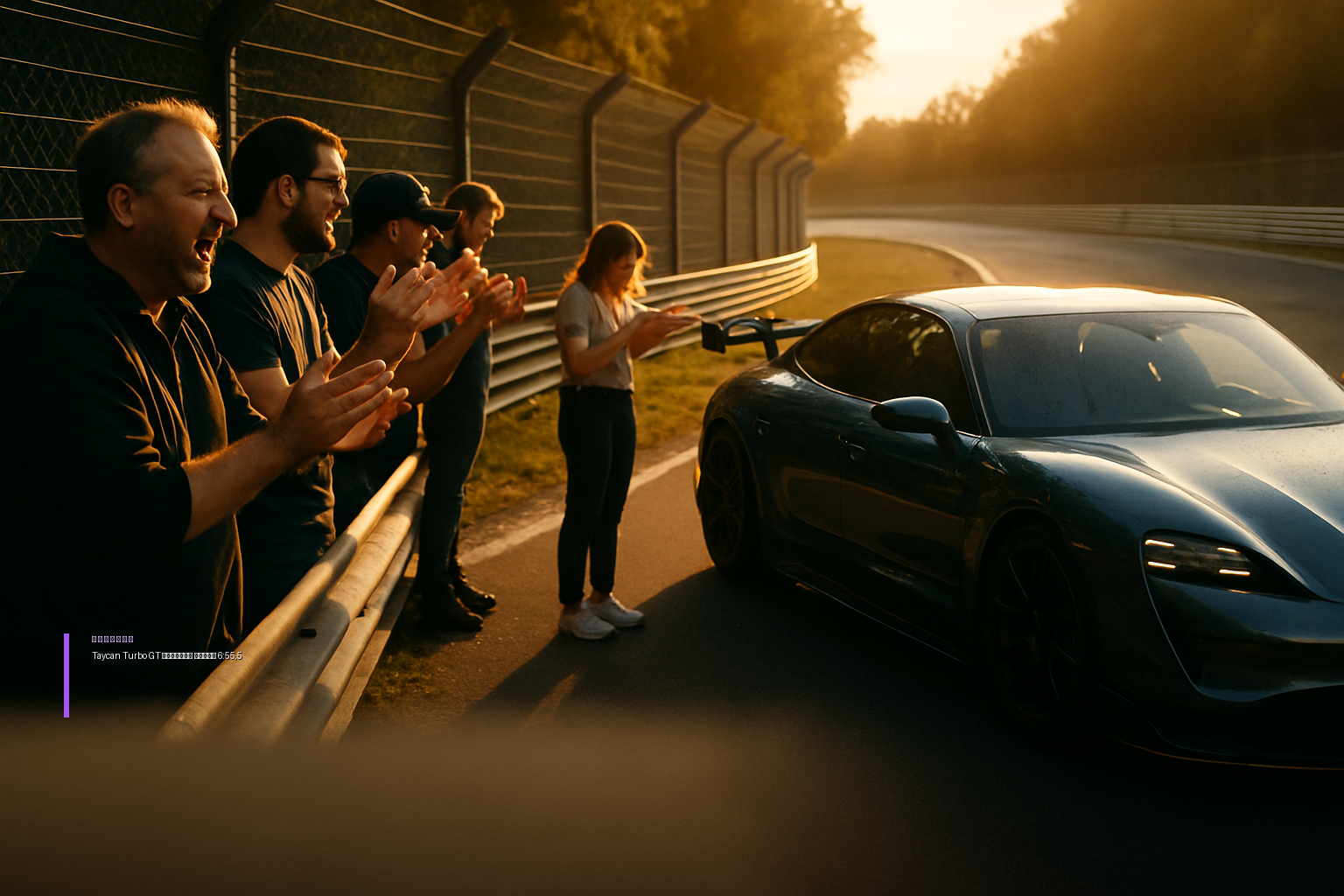 Porsche Taycan Turbo GT Manthey Kit установил рекорд Нюрбургринга за 6 минут 55,533 секунд