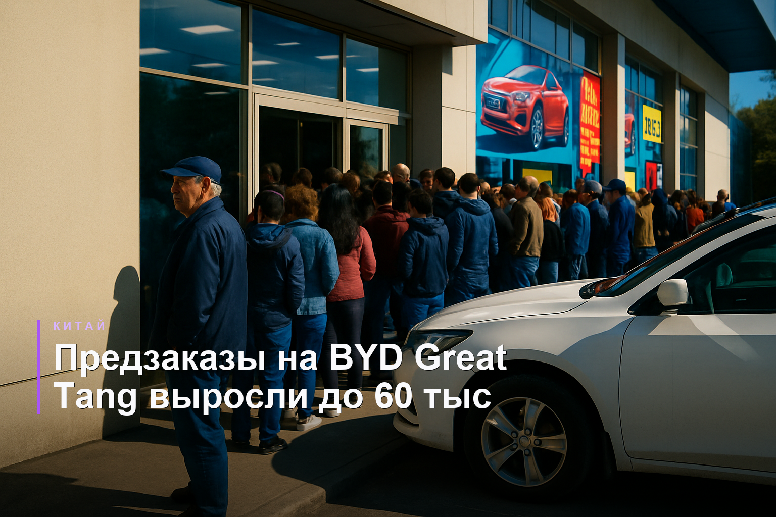 Предзаказы на BYD Great Tang достигли 60 тыс. за 48 часов в Китае