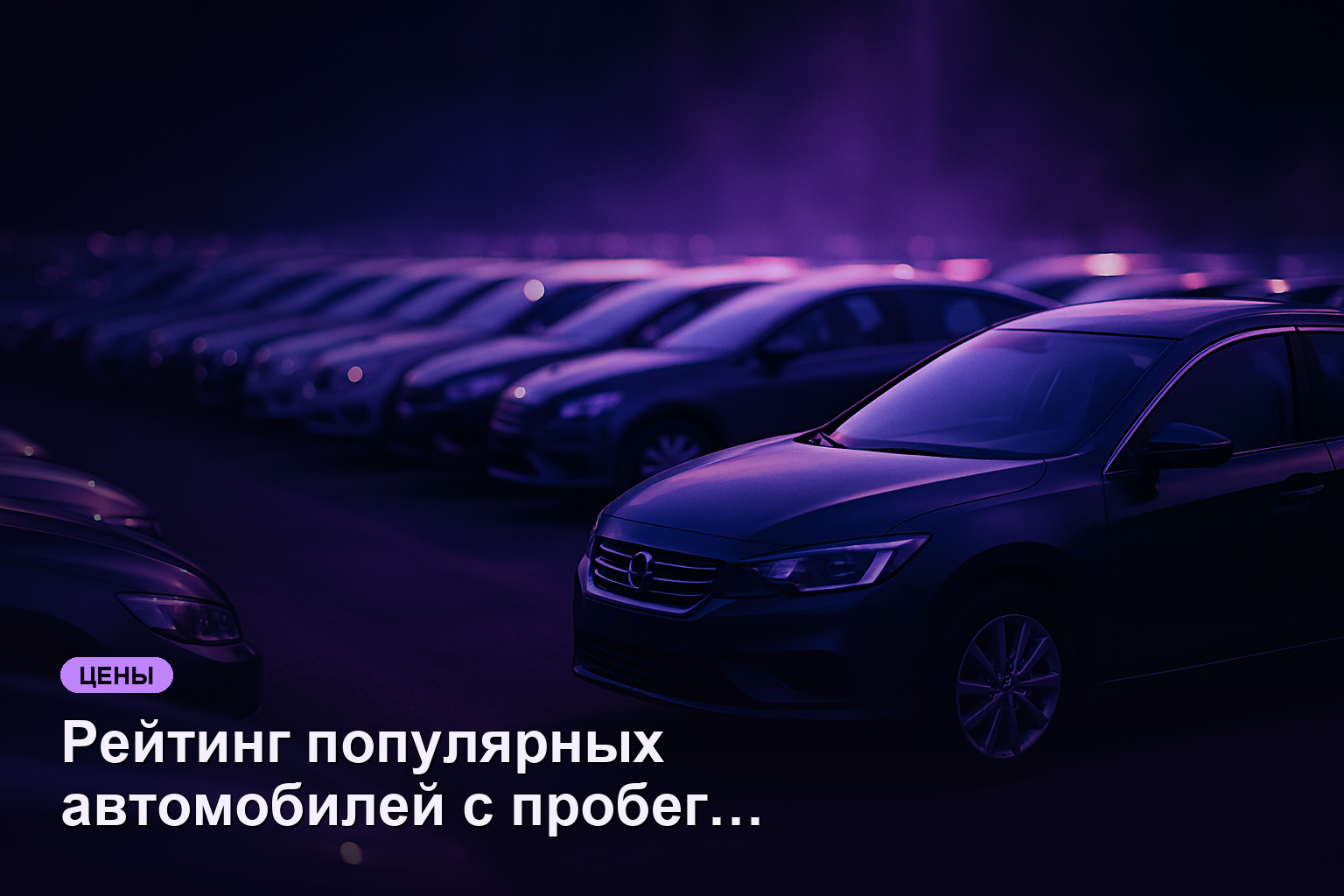 Рейтинг популярных автомобилей с пробегом до 2 млн рублей от «Автостата»