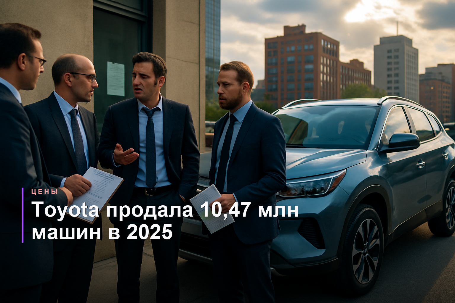 Toyota продала рекордные 10,47 млн автомобилей в 2025 году