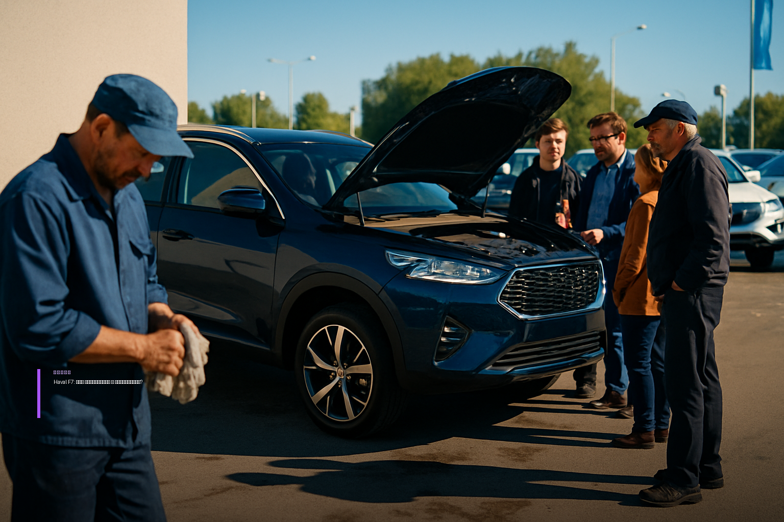 В России стартовали продажи обновлённого кроссовера Haval F7
