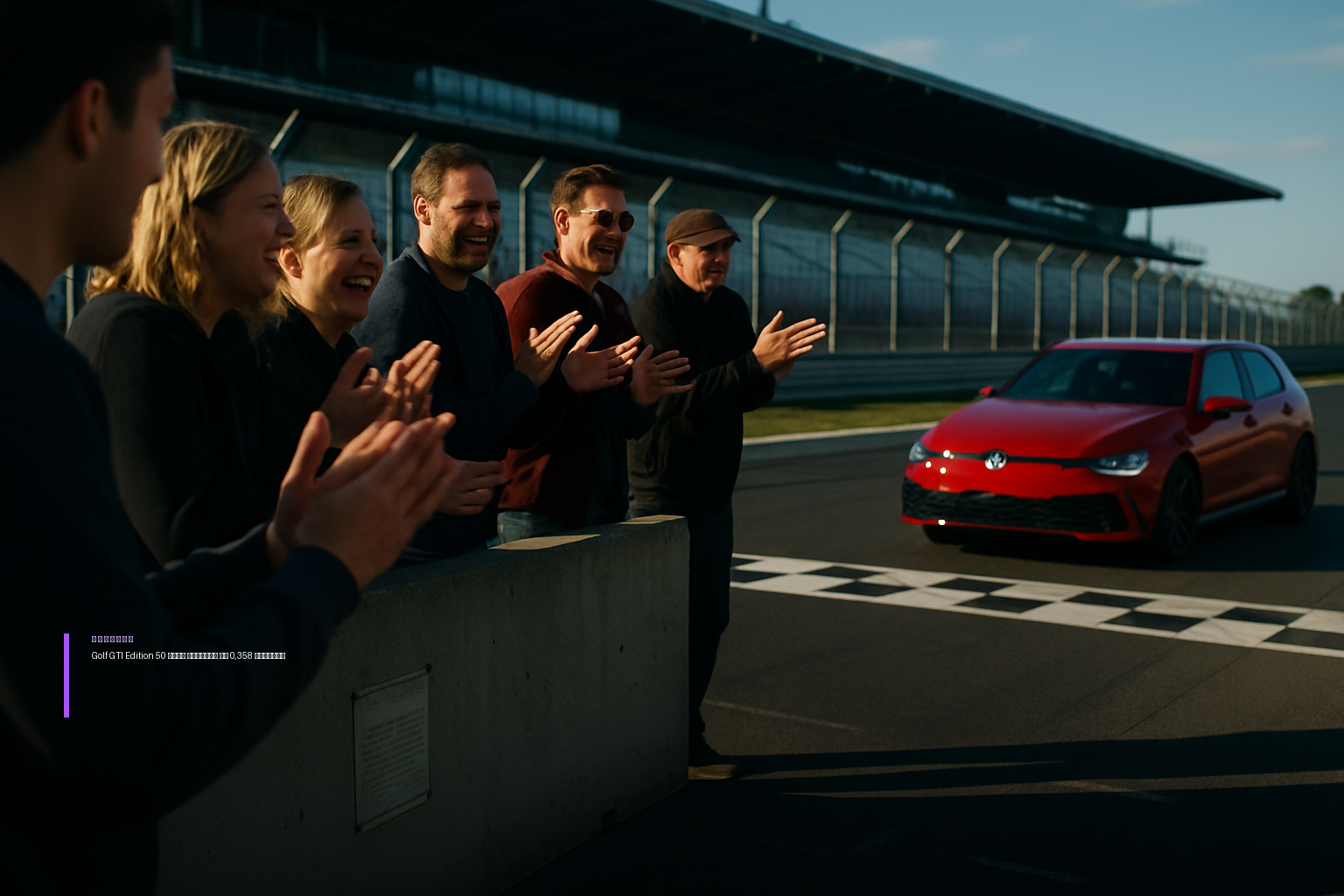 Volkswagen Golf GTI Edition 50 установил рекорд Нюрбургринга среди переднеприводных автомобилей
