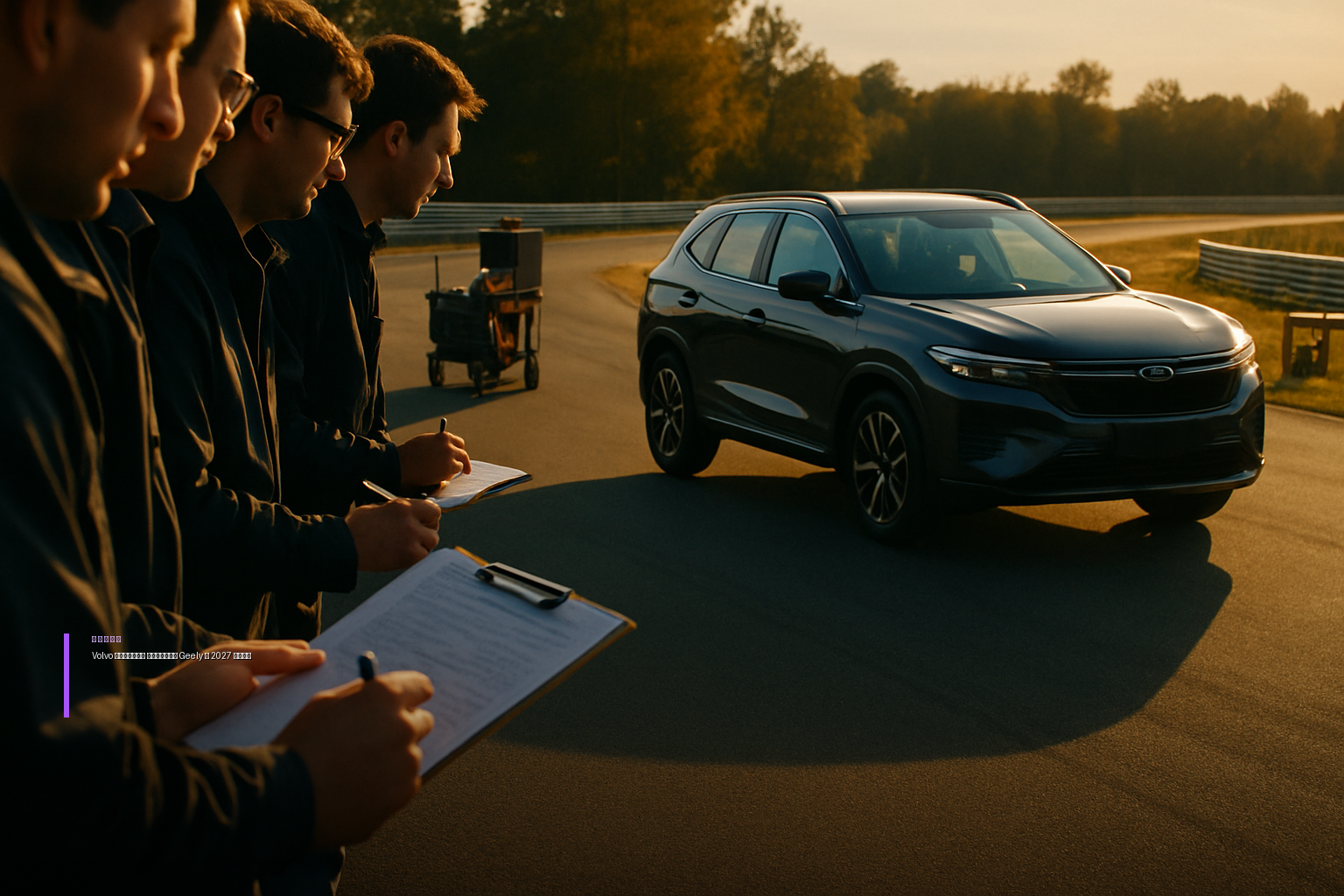 Volvo внедрит автономную систему Geely Qianli HaoHan G-ASD с 2027 года